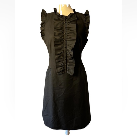 Ted Baker Elegant Ruffle Sleeve Silk
Fitted Dress Sz US 8 - Picture 2 of 13